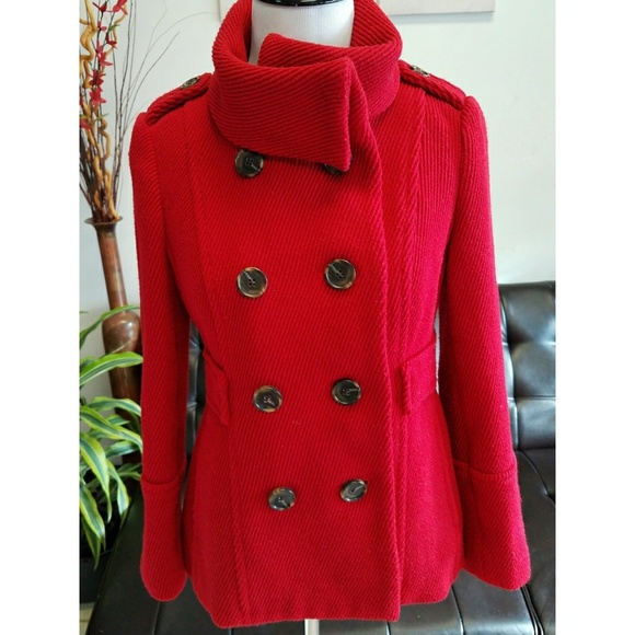 LOFT Jackets & Blazers - Loft Ann Taylor red winter coat